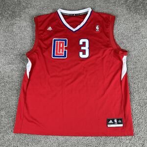 Los Angeles Clippers Jersey Mens 2XL Red NBA Basketball Chris Paul 3 Adidas Game